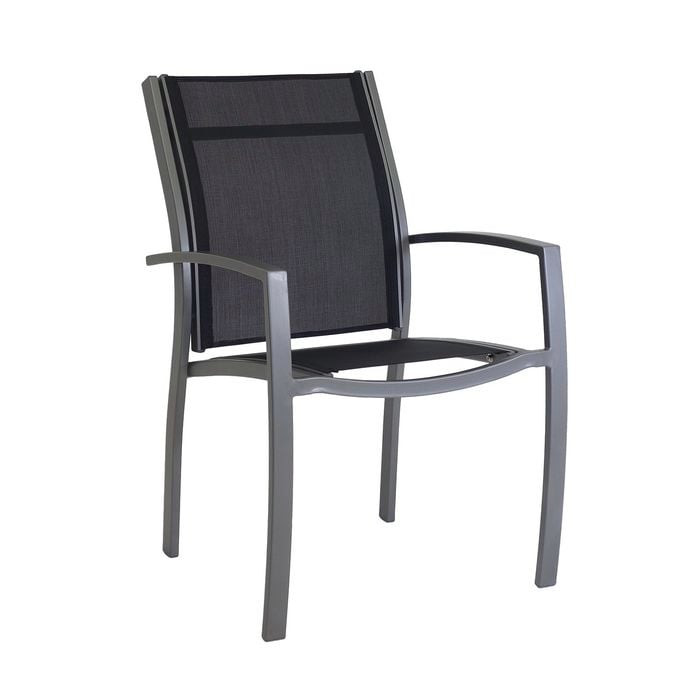 Hartman Graphite / Abyss Aluminium Seaspray Dining Chair