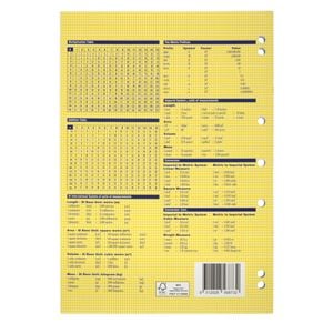 Spirax 120 Binder Book A4 8mm Ruled 64-pages Writing Notebook Stationery Yellow