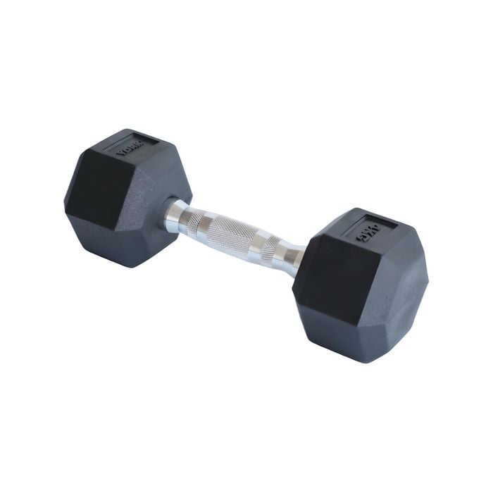 York Hex Dumbbell 4KG Black Single