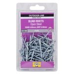 Otter 4.0 x 6.4mm Open Steel Blind Rivets - 100 Pack