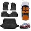 3D Floor Mats Boot Liner Set for Subaru Forester 2012-2018 All Weather Heavy Duty Cargo Car Trunk Luggage Tray