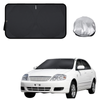 Front Windscreen Sun Shade for Toyota Corolla 2002 - 2007 Hatch/Sedan (E120/130) - Standard 150 x 85 cm - Black