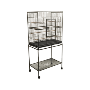 Yes4pets 161 Cm Bird Cage Parrot Aviary Pet Stand-alone Budgie Perch Castor Wheels