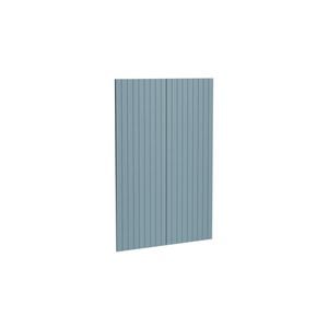 Kaboodle 900mm Danish Blue V-Groove Medium Pantry Doors - 2 Pack
