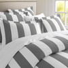 Oxford Stripe Quilt Cover set Double