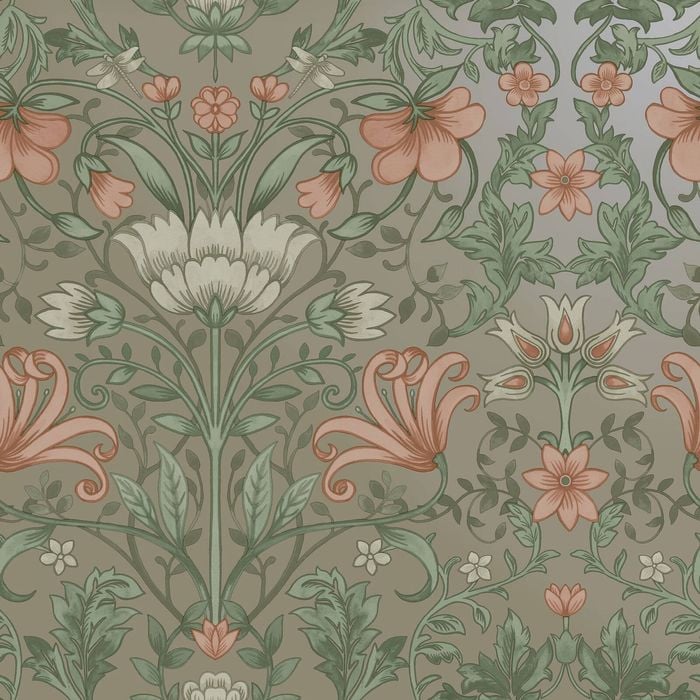 Emiliana Champagne Wallpaper. 53cm x 10.05m