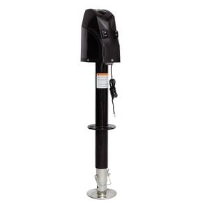 Sunrise Black Electric Jack Stand 12v 4000lbs Caravan Trailer Boat Stabilizer Leg - Tje4000