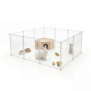 Advwin 12 Panels Pet Playpen Guinea Pigs Small Animal Enclosure
