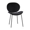 Modern Furniture ORMER Dining Chair 82x43cm- Black Velvet