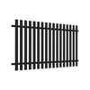 RapidFence 2200 x 900mm Black Blade Picket Fence Panel
