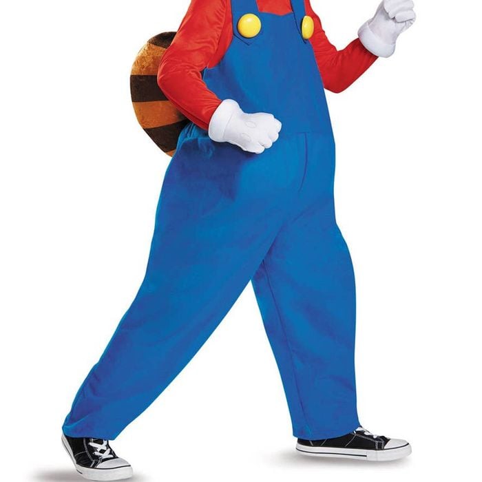Raccoon Mario Boys Deluxe Super Mario Costume - Small