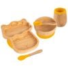 Tiny Dining 5pc Bamboo Llama Baby Weaning Set