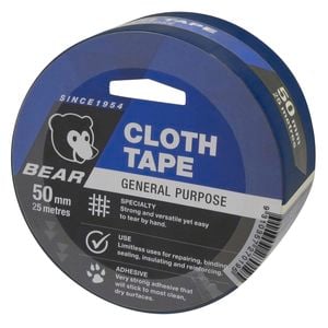 Norton Bear 50mm x 25m Blue Cloth Tape