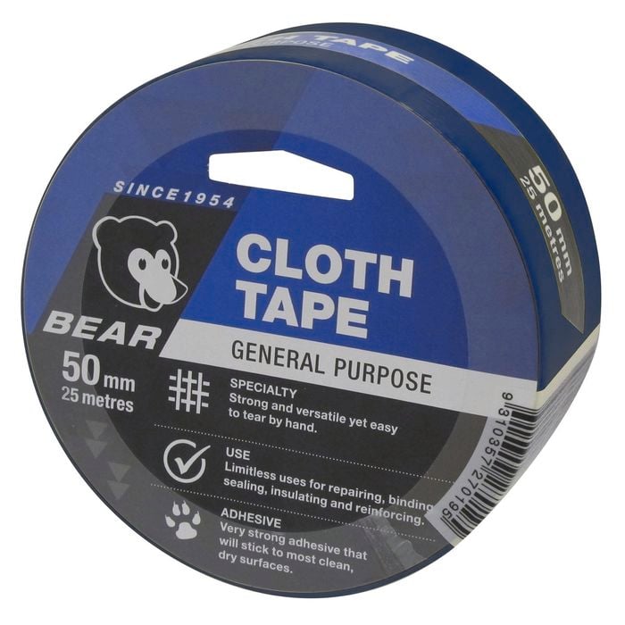 Norton Bear 50mm x 25m Blue Cloth Tape