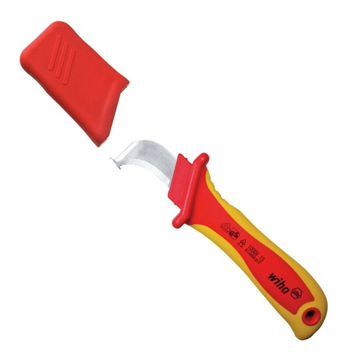 Wiha 200mm Hooked Cable Stripping Knife Bunnings Australia