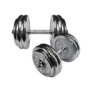 54kg Weight Set - 2.5kgx4 + 5kgx8 + 36cm Dumbell