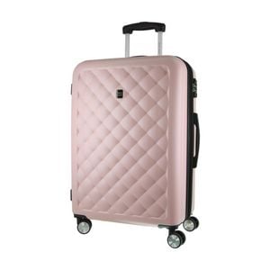 Pierre Cardin 4 Wheel Large Hard-shell Tsa Lock Travel Luggage 80cm Rose