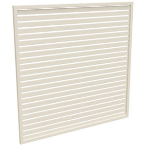 ProtectorAl 1001-2000W X 1001-2000H Surfmist Aluminium Welded Slat Panel Horizontal 18mm Gap