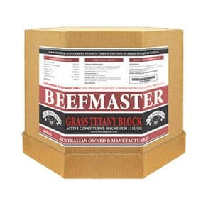 Olsson Beef Master Grass Tetany Block Livestock Supplement 15kg