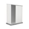 Absco Sheds 1.52m x 0.78m x 1.95m Surfmist Ezislider Single Sliding Door Garden Shed