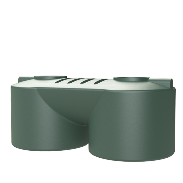 Melro Tanks 4000L Heritage Green Squat Slimline 4010 Poly Water Tank