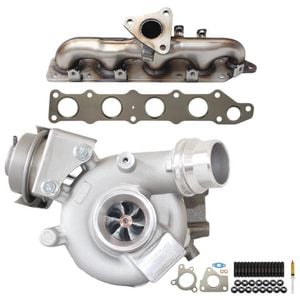 Upgrade Billet Turbo Charger With Genuine Exhaust Manifold, Gasket & Stud Kit For Mitsubishi Outlander 4n14 2.2l