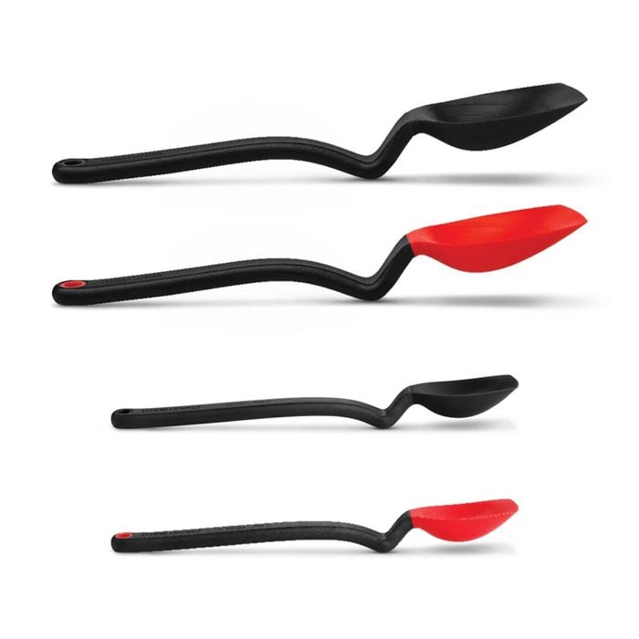 Dreamfarm 28cm Supoon x 2 & 20cm Mini Supoon x 2 in Red & Black Set 4