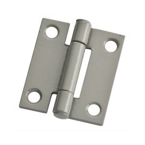 Zenith 35mm Prime Coated Fixed Pin Butt Hinge