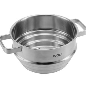 Woll Steel Universal Steamer Premium 18/10 Stainless 16/18/20cm Silver