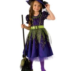 Twilight Purple Witch Girls Halloween Costume - Small