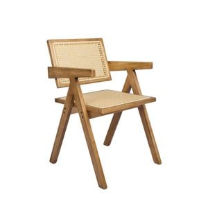Levede Rattan Accent Lounge Armchair Natural