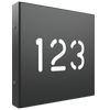 ProtectorAl 280 x 280mm Monument Aluminium Cut Through Custom House Box Sign
