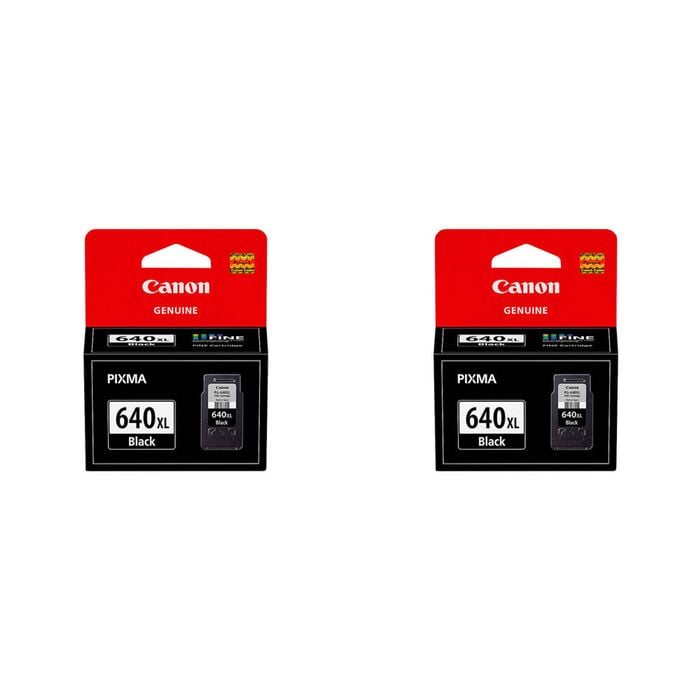 2PK Canon Pixma PG640XL Ink Cartridge 400 Page Yield - Black