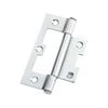 Lane 75 x 47 x 1.6mm Zinc Plated Fixed Pin Easy Fit Hinge - 2 Pack