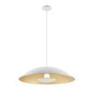 Telbix Daxia Industrial Pendant Hanging Lamp Light Metal White Gold Foil Sand