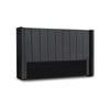 Hotshoppa Mayfair Charcoal Velvet Headboard Bed Head King