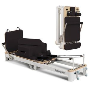 Powertrain Velora Pilates Reformer Machine Aluminium Foldable Multifunctional Home Gym Equipmen