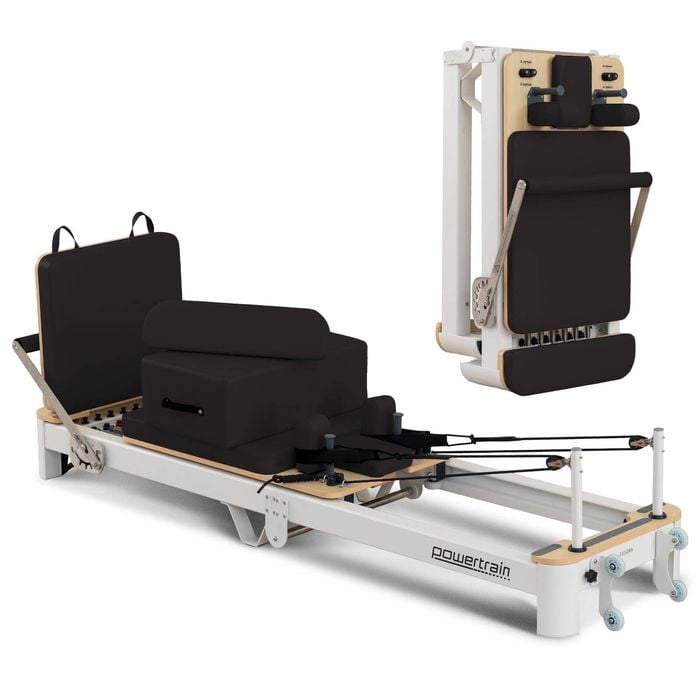 Powertrain Velora Pilates Reformer Machine Aluminium Foldable Multifunctional Home Gym Equipmen