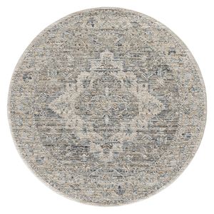 Aubre Contemporary Circular Rug - Aubre Dark Taupe 200 X 200 Cm