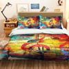 3D Musical Notes 355 Bed Pillowcases Quilt King Single Size