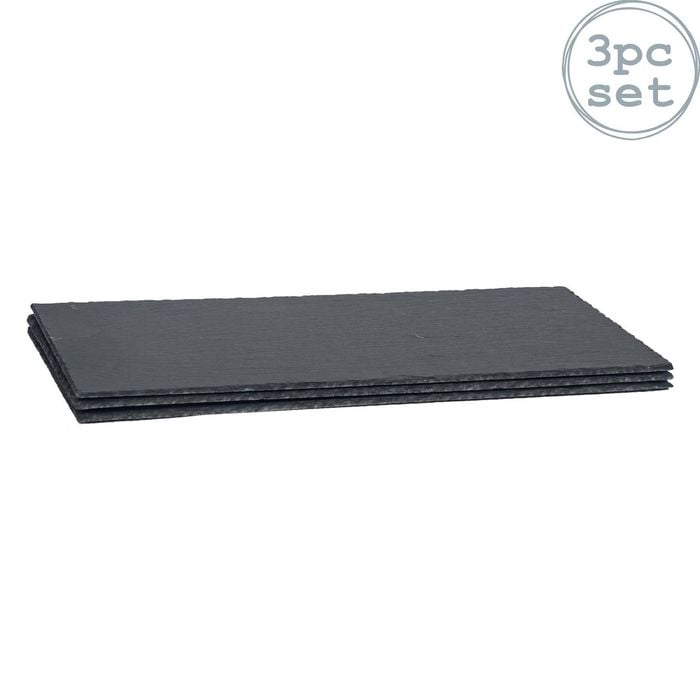 Argon Tableware Modular Slate Table Runner - 150 x 25cm - Natural Slate Dining Table Mat Decorative Dinner Centre Piece Platter