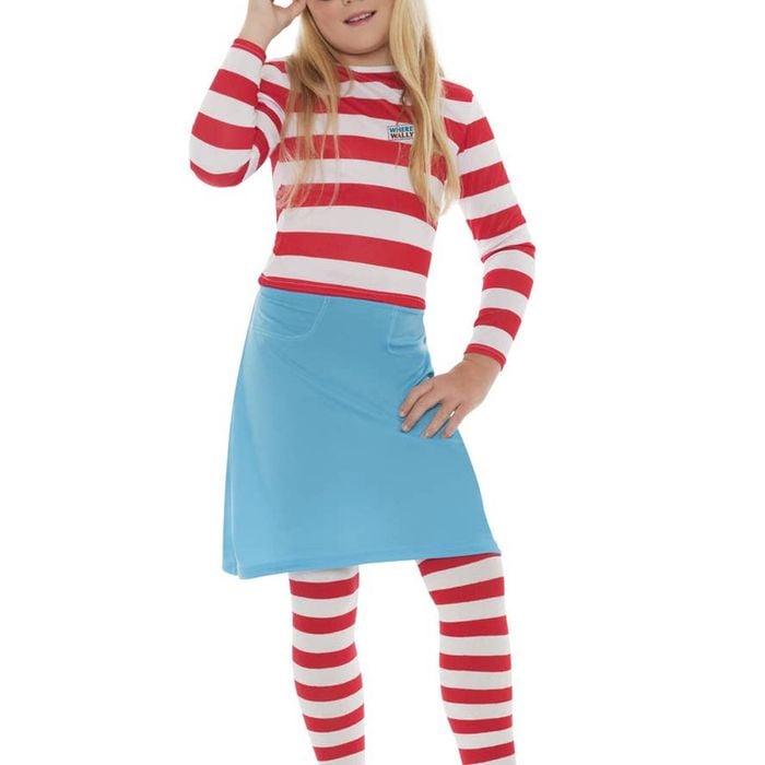 Where's Wally Book Week Costume For Girls - Large