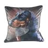 MM Linen Pawtrait Velvet Houndstooth Home Decor Cushion 50x50cm