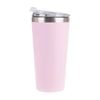 Oasis Stainless Steel Double Wall Travel Mug 480ml - Carnation