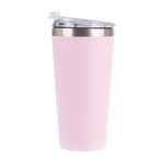 Oasis Stainless Steel Double Wall Travel Mug 480ml - Carnation
