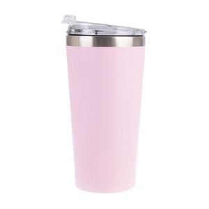 Oasis Stainless Steel Double Wall Travel Mug 480ml - Carnation