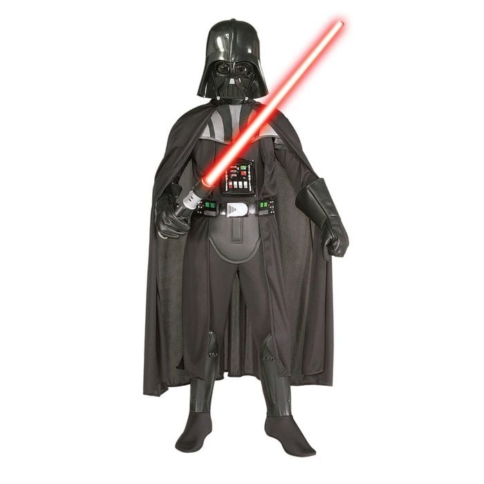Star Wars Darth Vader Deluxe Costume Dress Up Party Cosplay Outfit Size 3-5y