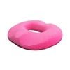 Catzon Donut Tailbone Pillow Men Detachable Cover Hemorrhoid Cushion-rose Red