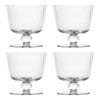 Ecology Classic Set of 4 Footed Bowls Fluted