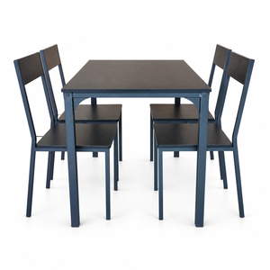 YES4HOMES 5 Piece Kitchen Dining Room Table and Chairs Set Furniture